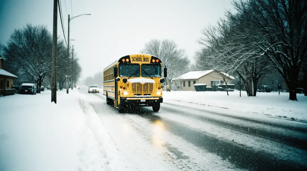 Houston weather today, Snow day calculator