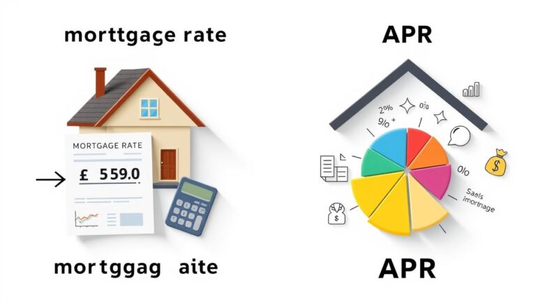 difference between mortgage rate and APR